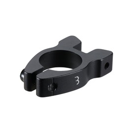 BBB Cycling Seat Post Clamp with Single Bolt, Screw Mounting for Aluminium Seat Posts, Road Bike, MTB and E-Bike, Black 28.6 mm CarrierClamp BSP-99