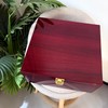 Large Wooden Box Decorative Storage Box with Lock & Accessories
