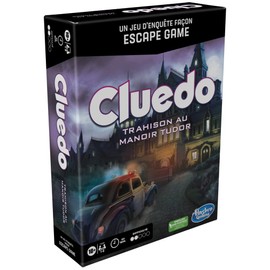 Hasbro Gaming CLUEDO Escape Tudor Manor - French Version
