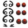Luckvan Replacement Earbuds Tips Sport Silicone Earhooks Earbuds Cover Eartips