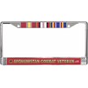 USMC Afghanistan Combat Veteran 3-Ribbon Stack License Plate Frame