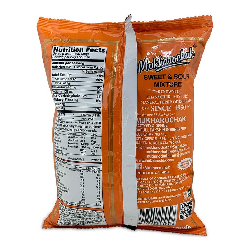 Mukharochak (Kolkata) Sweet and Sour Chanachur Bengali Snack Mix -
