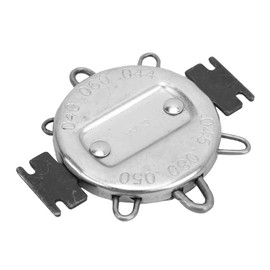 Calibrador de espesores de bujía, calibre de hueco de bujía cromado antiimpacto a prueba de herrumbre para medir(default)