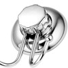 MaxHold No-Drilling/Suction Cup Double Robe Hook - Vaccum System -