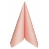 50 Apartina Napkins Fabric-Like Airlaid, Plain, Peach, Size 40 x