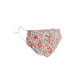 Habac Studio Liberty of London Mulberry Silk Face Mask, Face Masks Washable UK, Reusable Face Mask, Silk Mask Masks for Women Silk Face Covering Built in Filter 4 Layers (D'ANJO)