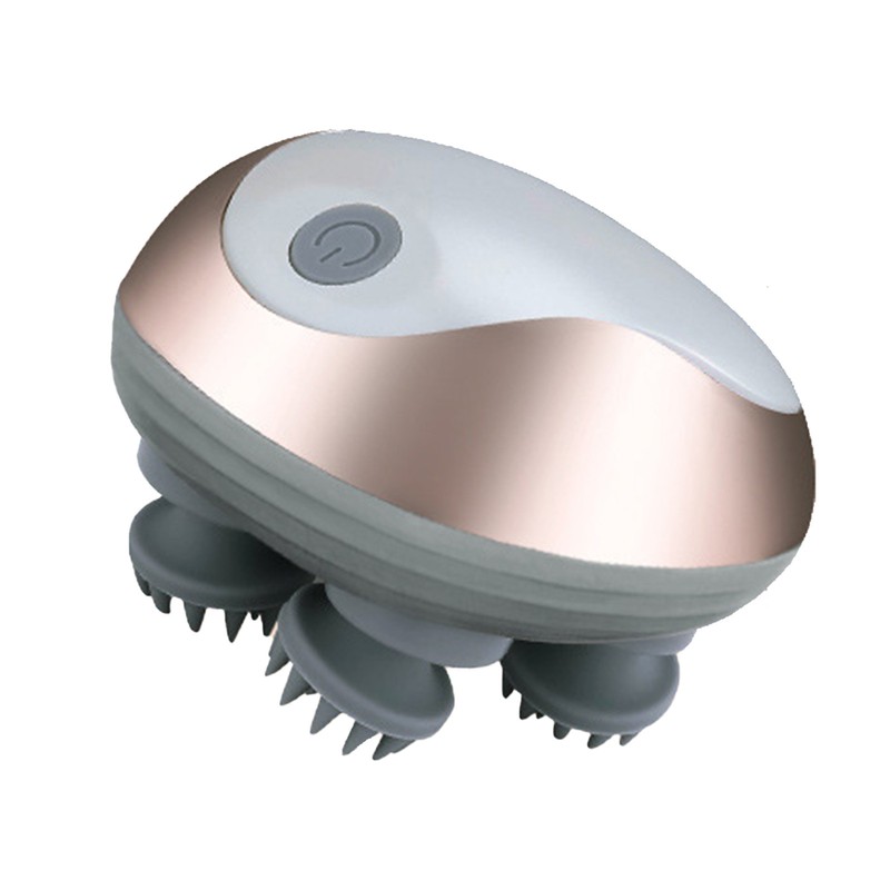 Mini Electric Head Scalp Massager Waterproof Portable Scalp Massager Rechargeable