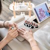 ZOQINI 2Set Acrylic Nail Stands with 42pcs Reusable Putty Metal