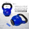 Yes4All Kettlebells Weights Cast Iron Rubber Base For Home Gym