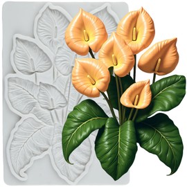 TAOXIBEI Leaf Polymer Clay Molds Monstera Leaf Silicone Mold