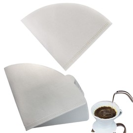 50 PCS Coffee Filter Bags, Bid Farewell to Coffee Grounds During Brewing, 2-4Cups Disposable Coffee Filters (white), Suitable for Hand Brewed Coffee Machines (50)