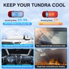 Sunsdrew Windshield Sun Shade for Toyota Tundra 2022-2024 Full Privacy