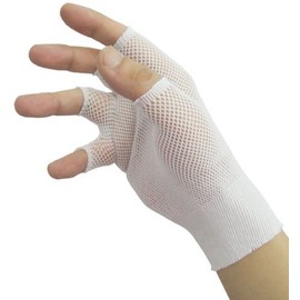 Libre Inner Fit Mesh Inner Gloves, 10 pairs, White, One Size Fits Most, No. 650