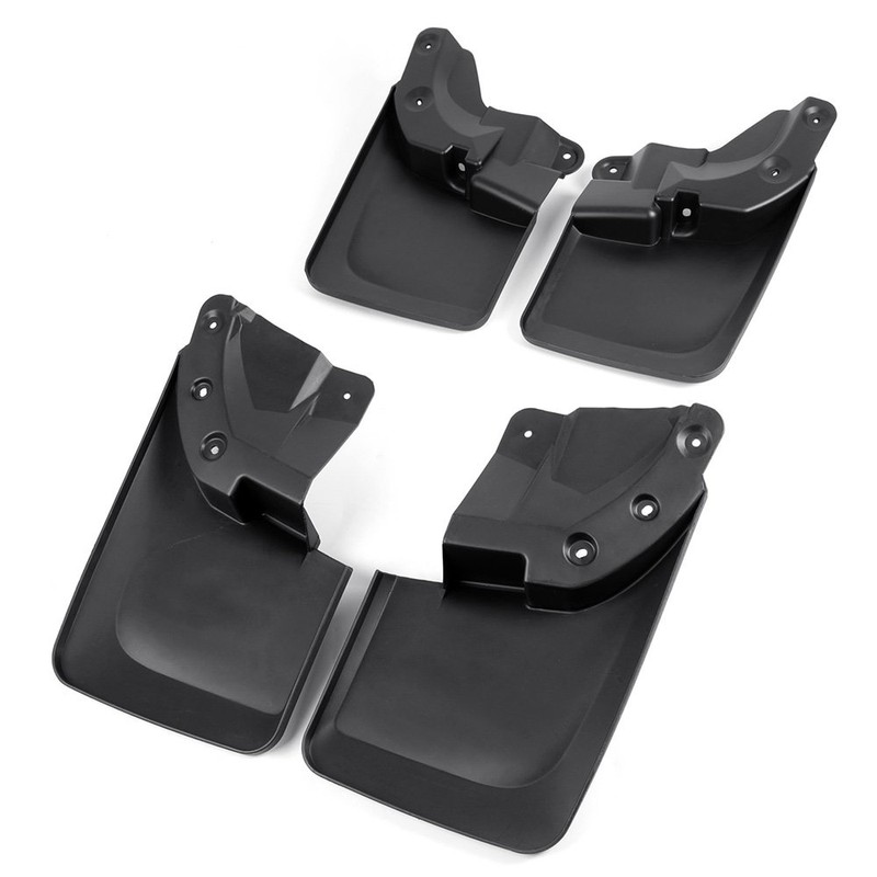 4 Pcs Front Rear Premium Heavy Duty Molded Splash Guards