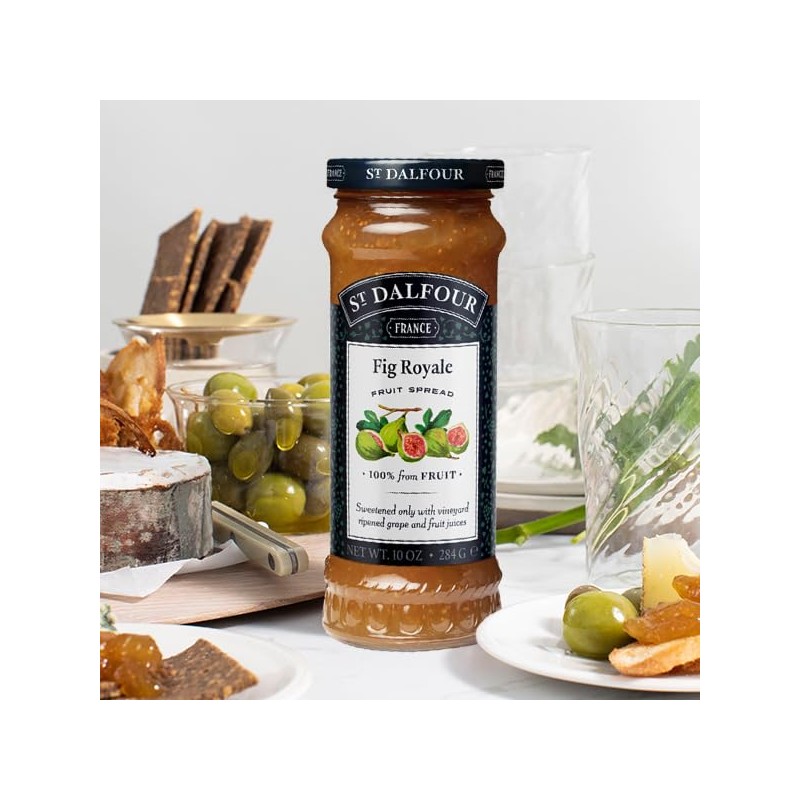 Charles Jacquin-St.Dalfour Consrv, Fig, 100% Fruit, 10-Ounce (Pack of 6)
