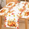 DPKOW Autumn Decorations, Maple Leaves Table Runner Placemats, Autumn Table