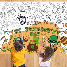 Yizeda 3Pack St. Pat's Day Coloring Poster for Kids Giant Coloring Poster Large Festival Coloring Jumbo Coloring Poster for Kids st Patrick's Day Gift Home Festival Party Supplies Favor 31.5x43.3In