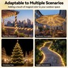 YULIANG Solar Rope Lights,66FT 200LED Solar String Lights Outdoor Waterproof