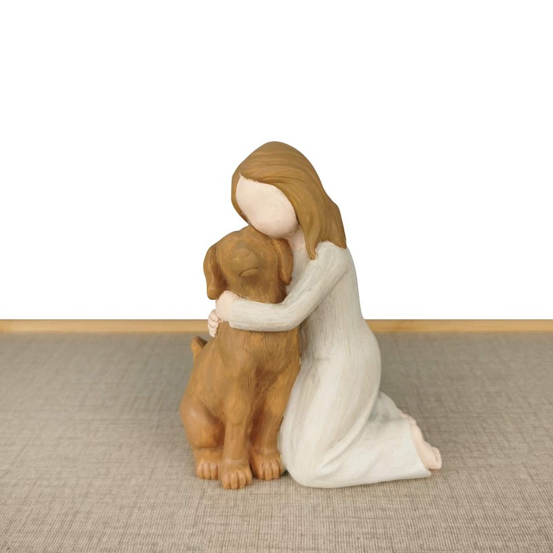 Dog Angel Figurines, Angel Dog Friendship Memorials for Dog Lovers