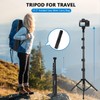 PIOENIMAGE 61" Phone Tripod Stand with 15.7" Flexible Gooseneck and