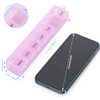 7 Day Pill Box Organiser Once a Day,Weekly Pill Dispenser