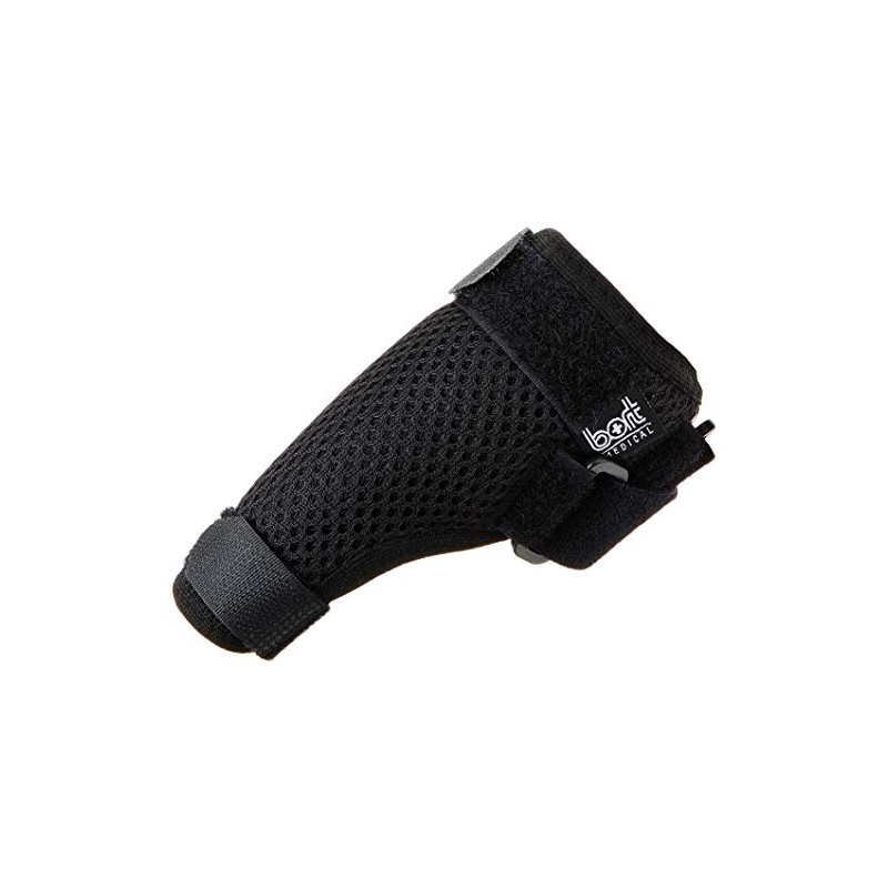 Bort 112720 X-Small Black Soft Thumb Splint, Long, X-Small, Black
