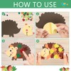 Autumn Wreath Kits, 6 Pieces Hedgehog Craft Kit Child Autumn