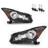 KarSpareHub Headlights for 2008-2012 Honda Accord 4Dr Headlamp Assembly Replacement