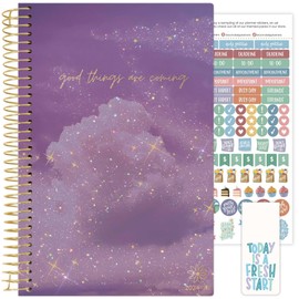 bloom daily planners 2024-2025 Academic Year Day Planner (July 2024 - July 2025) - 5.5” x 8.25” - Weekly/Monthly Agenda Organizer Book with Stickers & Bookmark - Good Things Are Coming