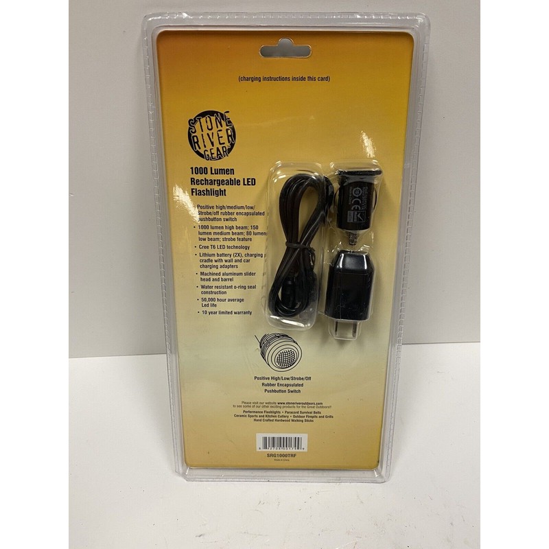 Stone River Gear NEW Stone River Gear SRG1000TRF 1000 Lumen