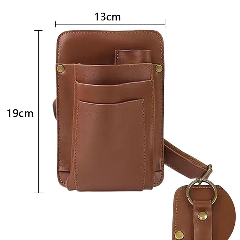 Gardening Pouch, Pruning Shears Pouch, Leather, Stylish, PU Leather, Sitting