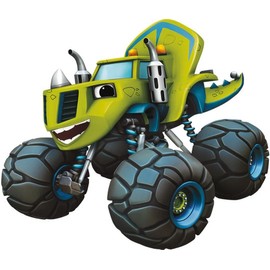 Nickelodeon 9 Inch Zeg Decal Yellow Dino Truck Blaze Monster Machine Removable Peel Sticker