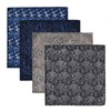 NiceLand Pack of 4 Handkerchiefs, Men's Suit Pocket Square Men's
