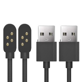 [2 Pack] Charger Compatible with Yistao X6 / DEMICEA X6 Bone Conduction Headphones, 2FT Replacement USB Charging Magnetic Cable Cord