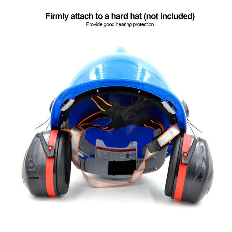 Hard Hat Ear Muffs Noise Reduction Sound Insulation Hearing Protection