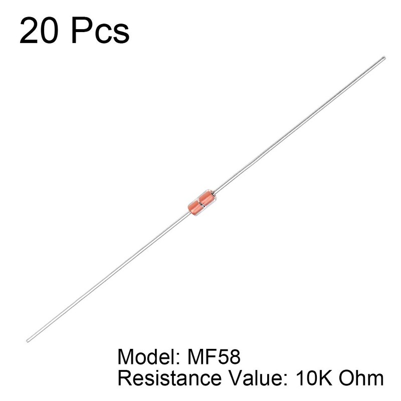 sourcing map NTC Thermistors Resistors MF58 3950B 10K Ohm Temperature