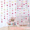 LACGO 6 PCS Flower Garland for Backdrop, 5.3 FT Hanging