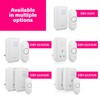 Byron Wireless Doorbell Set, Plug-In Chime, 150m Range, 16 Melodies,