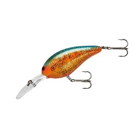 Norman NMDLN154 Gel Coat Deep Little N Diving Lure 3/8 oz Crankbait, Spring Crawdad