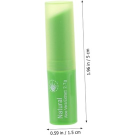 Angoily Barra De Labios Hidratante Nutritiva Con Esencia Coloreada De Aloe 3 G Suave Y Natural Estilo Aleatorio