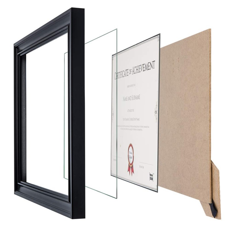 Memory Island Document frames 8.5x11,Set of 4 Pack Certificate Frames