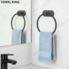 Self-Adhesive Towel Ring, No Drill Stainless Steel Round Hand Towel