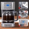 Taylor Swoden 12-Cup Programmable Coffee Maker, Regular & Strong Brew