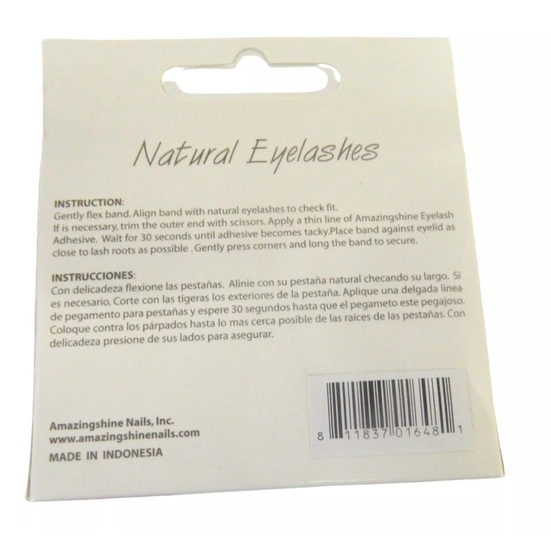 AMAZING SHINE HUMAN HAIR FALSE EYELASHES EYE LASHES - #99