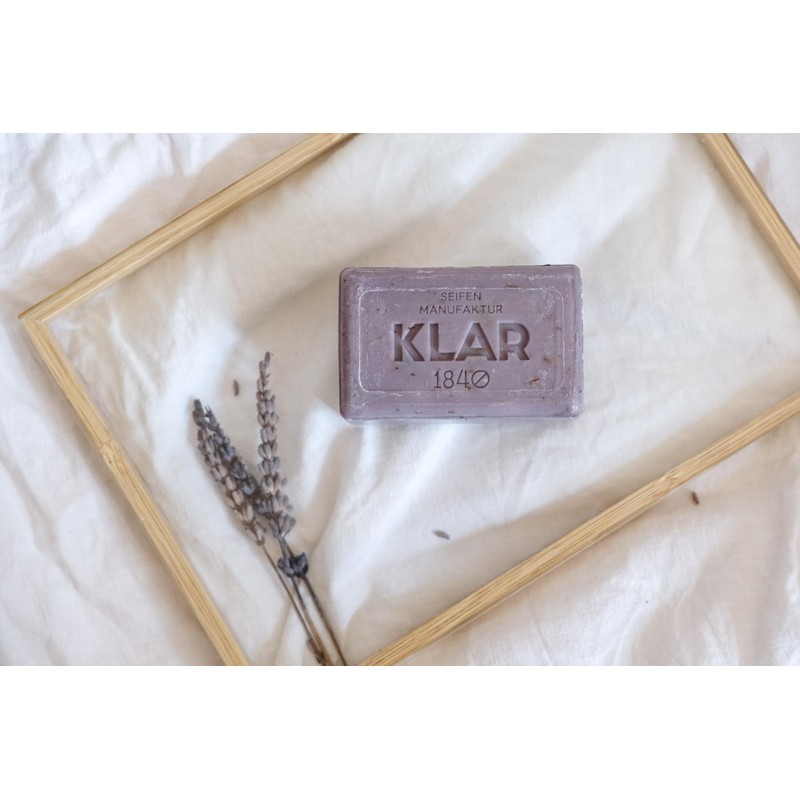 Klar Seifen Lavender Soap 100 g, Cosmos Certified, Palm Oil