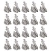 HappyHome Corsage Pins, 1.2 inches (30 mm), Silver, Set of