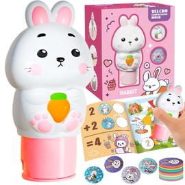 KERANEET Sticker Stamp Rabbit Stamp Sticker Stamp Children's Sticker Stamp Children's Sticker Stamp Rabbit Children Stamp Children Stamp Children from 2 Years Party Gifts for Children Birthday Gift