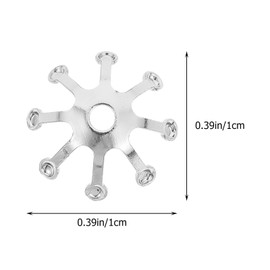 OHPHCALL 50pcs Diy Hairpin Accessories for Women Flower Bud Hair Decor Jewelry Pendant Bracelet Accessory