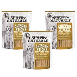 Grandma Mae's Country Naturals Grain Free Chicken Sticks Chewy Dog Treats, 5 Ounces (3 Pack)