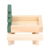 Squirrel Picnic Table Wooden Funny Squirrel Feeder with Corn Cob